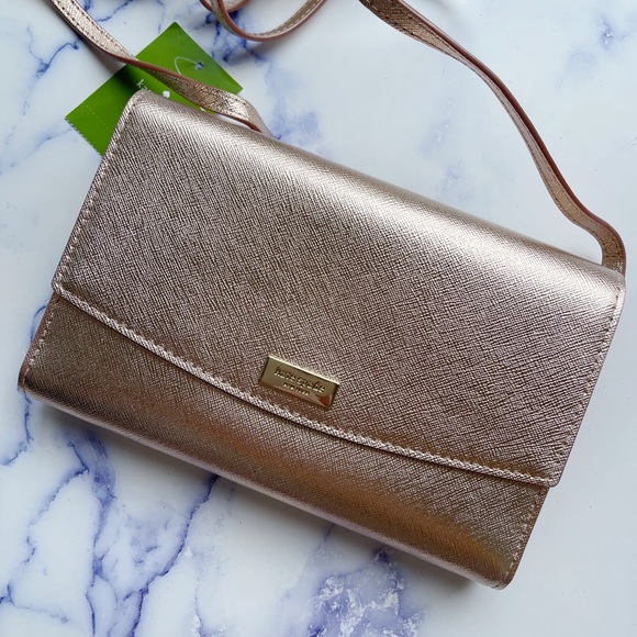 NWT Kate Spade Rose Gold Crossbody - Picture 8 of 8